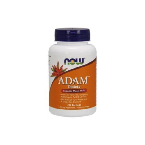 Now Foods Adam - 60 tablete (Supliment alimentar destinat barbatilor)